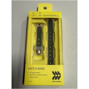 All in Motion Apple Watch Silicone Band 42/44/45mm Olive